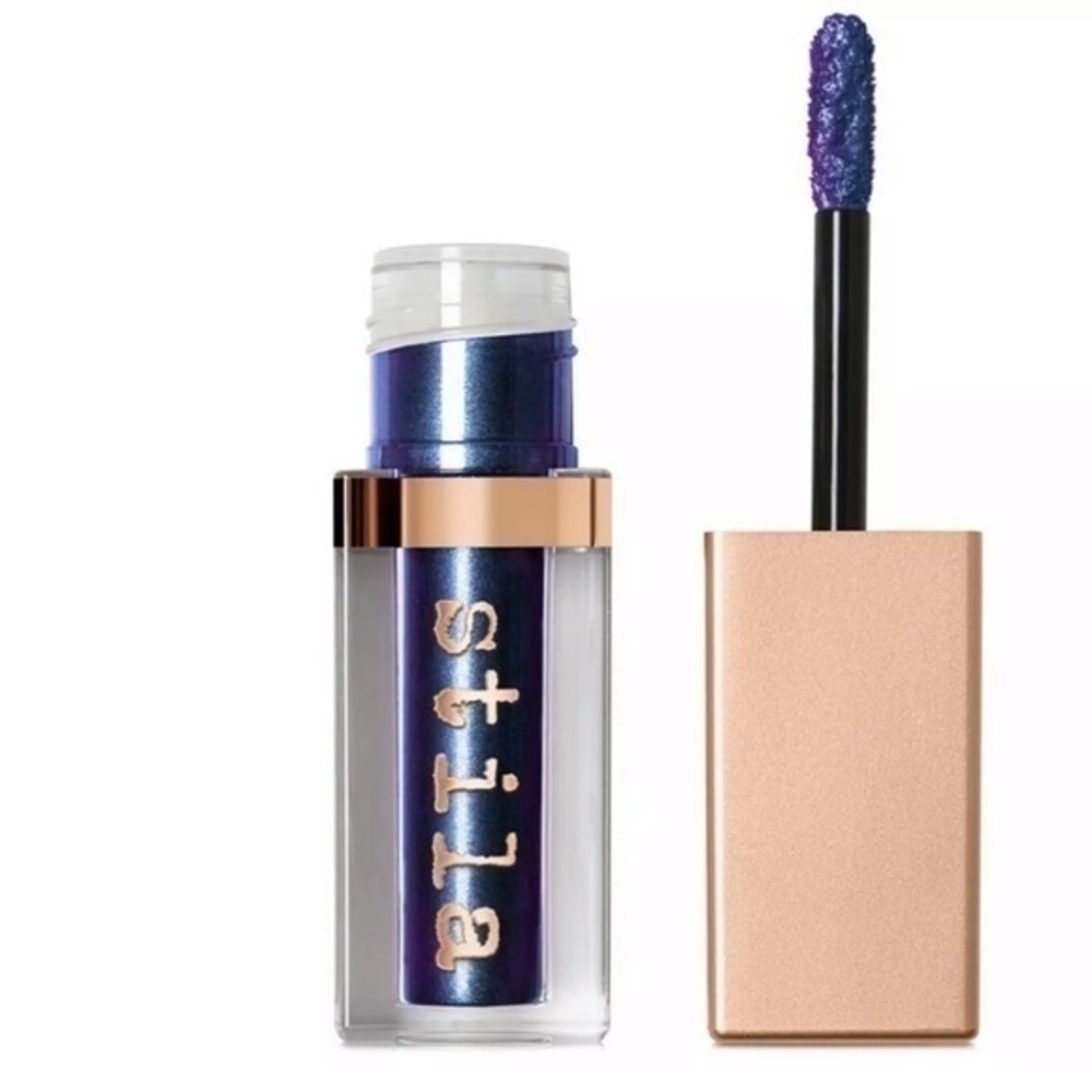 Stila Shimmer Glow Liquid Eyeshadow-Vivid Sapphire - Picture 2 of 6